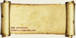 Vera Bilbija vizit kartica